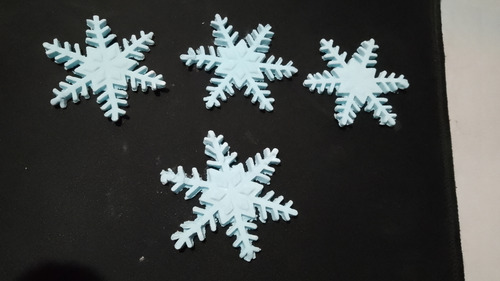 Copos De Nieve Frozen Decoración De Tortas