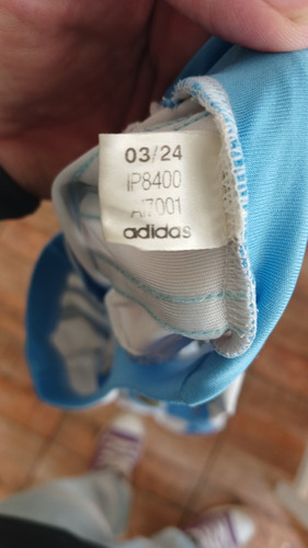 Camiseta Adidas Original Versión Hincha Seleccion Argentina (Usado)