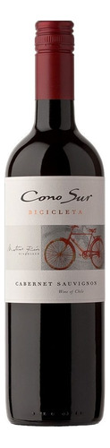 Vino tinto chileno Cabernet Sauvignon Cono Sur Bicicleta 750ml