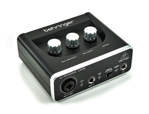 Behringer U-phoria Um2 Placa De Sonido Rosario