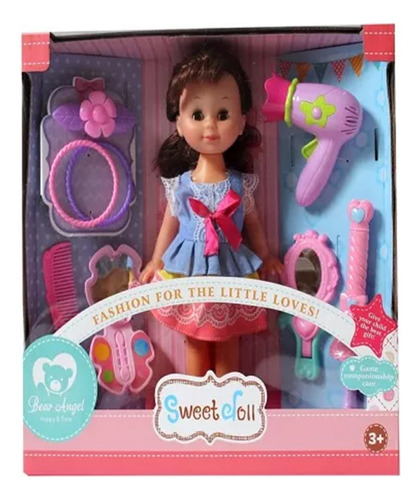 Muñeca Sweet Doll Mu12 Accesorios  Explorer Fan