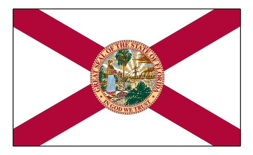 Bandera De Miami Florida (usa) 150 Cm X 90 Cm