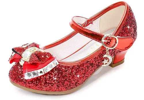 brillo algo músico Zapatos Rojos Brillantes Para Niña | MercadoLibre 📦