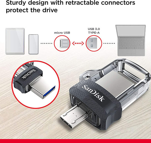 Sandisk Unidad Ultra Dual M3.0 De 128 Gb Para Dispositivos A