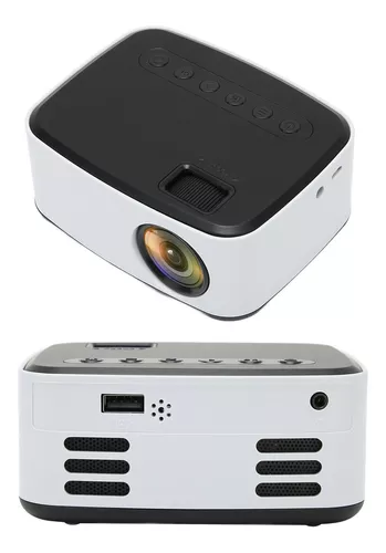 Proyector Pequeño Mini Negro Blanco Hd 1080p Portátil Exteri