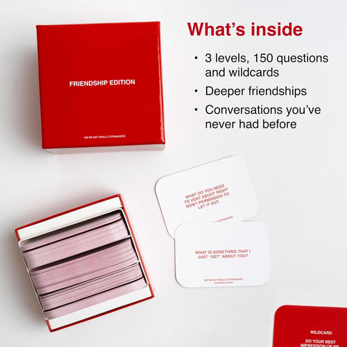 We're Not Really Strangers Juego De Cartas Edición Amistad -