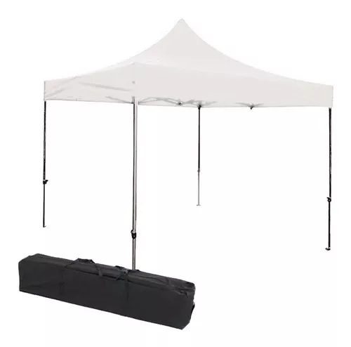 Toldo Carpa Plegable Reforzado 3x3 Impermeable Eventos Color Blanco