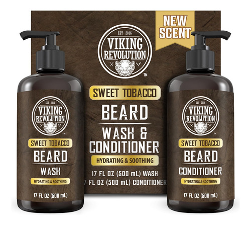 Viking Revolution Champu Y Acondicionador De Barba Para Homb