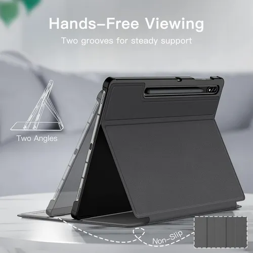 Funda Para Tablet Samsung Galaxy Tab S8 Plus Jetech Negro