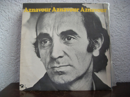 Lp Charles Aznavour - Aznavour Aznavour Aznavour