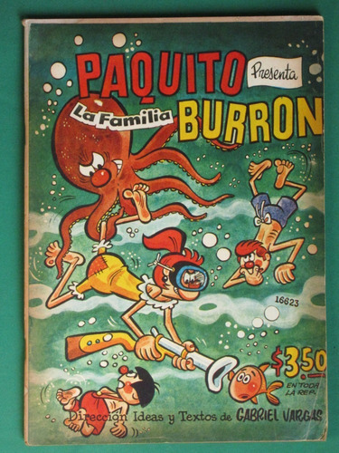 Paquito Presenta: La Familia Burron #16623 Comic 96 Páginas