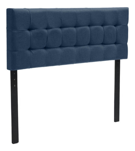 Cabecera Queen Size Dicasa Catania Azul Color Azul Marino