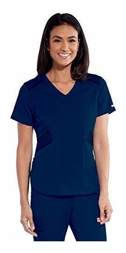 Blusa Médica Barco Grey's Anatomy Impact Git033 Con 3 Bolsil