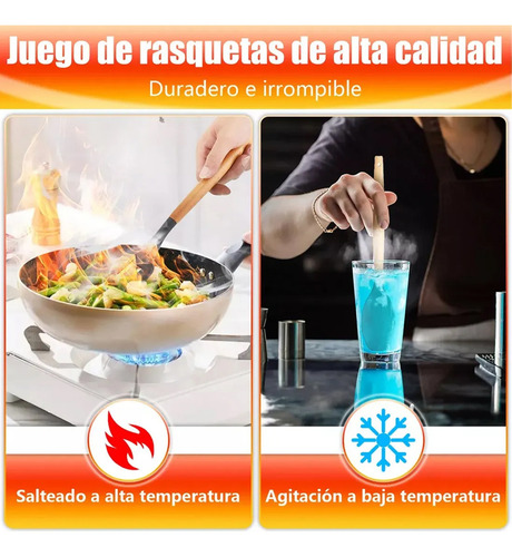 Juego de 12 utensilios de cocina Snowglad Silicona Espátulas Reposteria