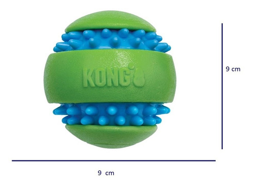 Imagem 3 de 3 de Brinquedo Bola Cães Kong Squeezz Goomz Ball Xl Extra Grande