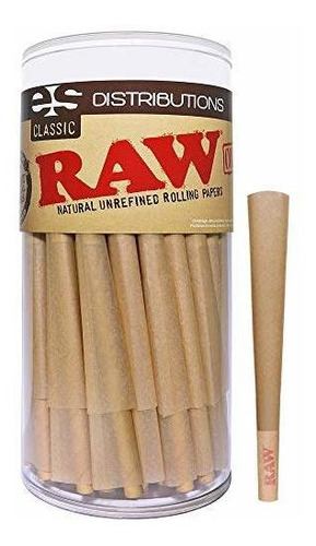 Imagen 1 de 5 de Raw Cones Classic King Size | Paquete De 100 | Papeles Pre