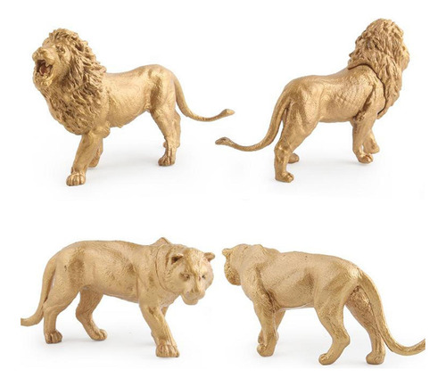4 Animales 7 Piezas Mini Animales Juguetes Conjunto Realista