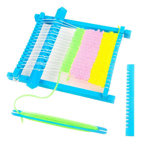 // Kit De Telar Educativo Con Accesorios, Hilo De Tapicería