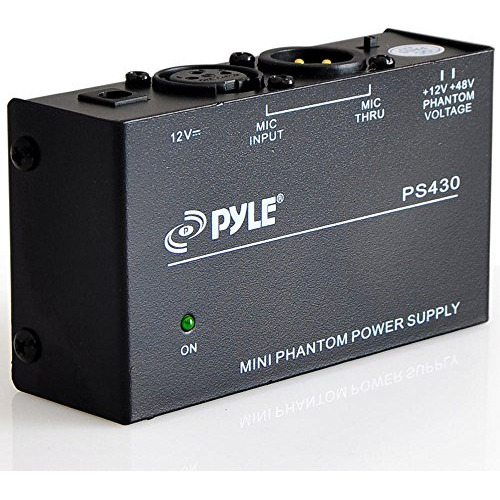 Compacto Universal Phantom Power Supply - Seleccionable 12-4