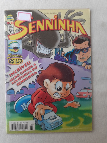 Senninha E Sua Turma - Nº 81 - Editora Abril - 1998