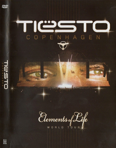 Dvd Tiesto - Copenhagen Elements Of Life World Tour (duplo)