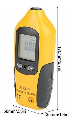 Ht M2 Detector Fuga Microonda Pantalla Lcd Medidor Radiacion