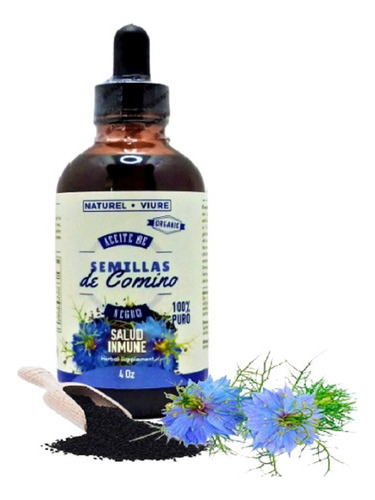 Aceite De Semillas De Comino Negro 100% Puro