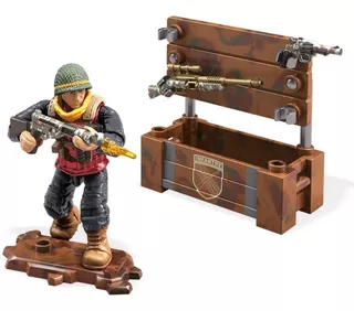 Caja De Armas Wwii, Call Of Duty Mega Construx