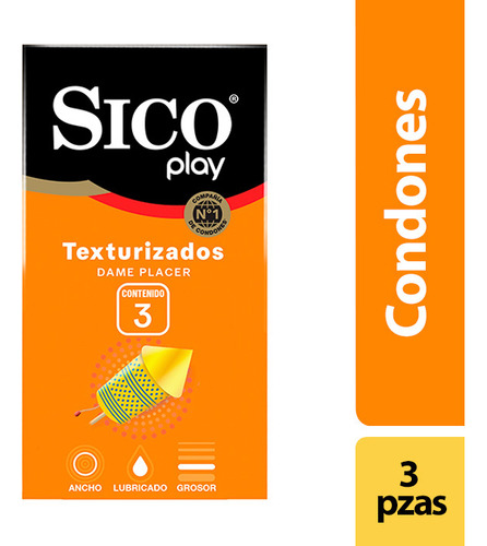 Sico Condón Play Texturizado