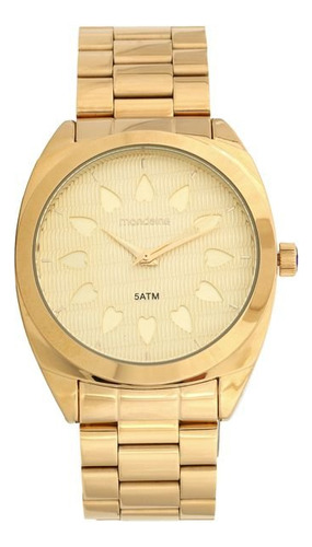 Relógio Feminino Mondaine Dourado Com Corações 99053lpmvde1