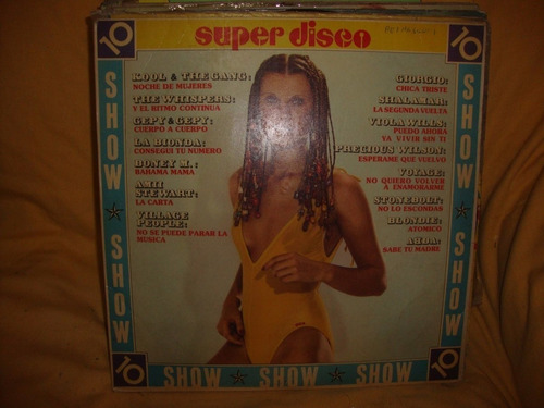 Vinilo Super Disco Show 10 Shalamar Voyage Whispers Cp1 