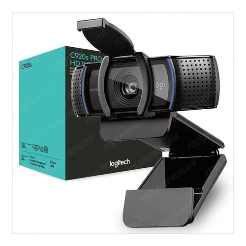 Imagen 8 de 9 de Cámara web Logitech C920s Pro Full HD 30FPS color negro