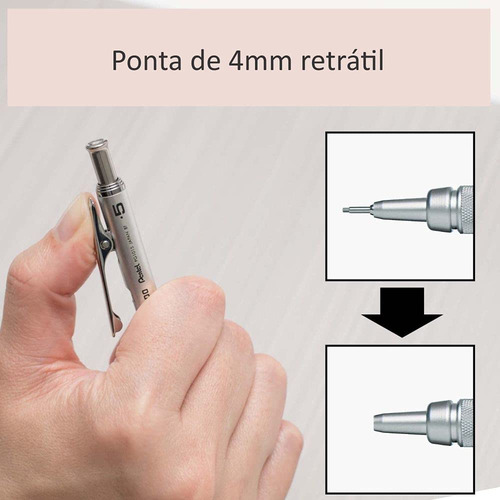 Lápiz Mecánico Pentel Graph Gear 1000 De 0,5 Mm (pg1015)