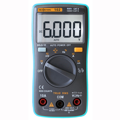 Richmeters Rm102 True Rms Multmetro Digital Dmm Dc Tens?o De