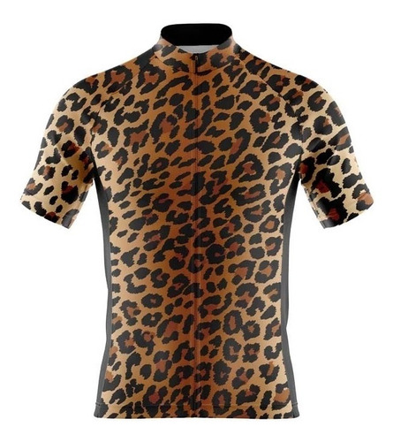 Oferta!! Tricota Jersey Ciclismo Animal Print Leopardo