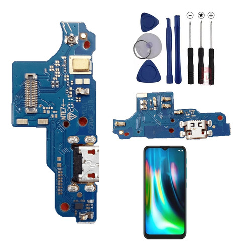 Placa De Carga Pin P/ Motorola E7 Plus + Kit De Herramientas