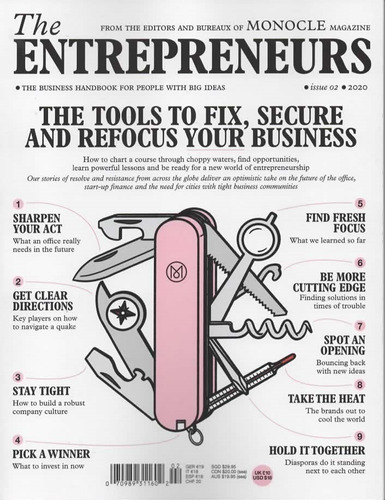 Imagem 1 de 1 de Monocle Revista Compacta: The Entrepreneurs 2020