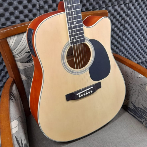 Imagem 4 de 7 de Violão Giannini Folk Eletroacústico Gdc-1 Ceq Ns