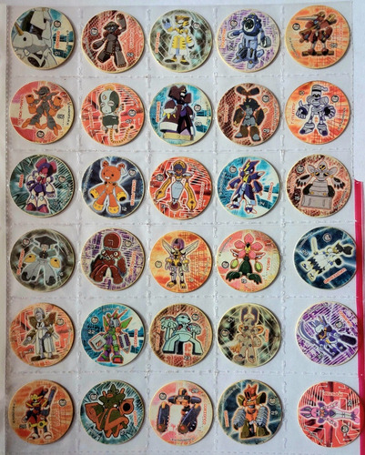 Semicolección Tazos 68/70 Medabots De Plástico Año 2002 (Usado)
