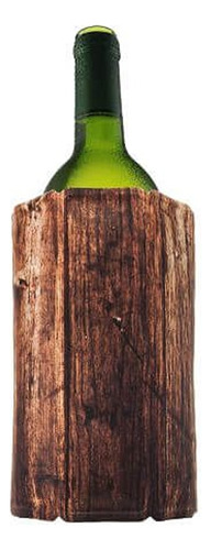 Enfriador Para Botellas De Vino - Wine Cooler Wood Vacu Vin Color Madera