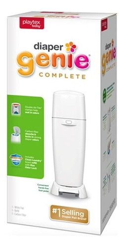 Playtex Diaper Genie Caneca Para Pañales Atrapa Olor- Blanco