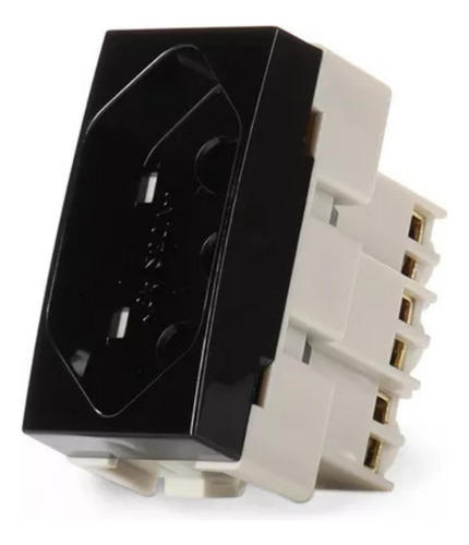 Tomada Dupla 20a/250v Com Placa Margirius Sleek - Kit 10 Un