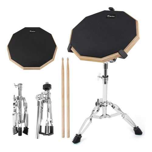 Practice Drum Pad, Juego De Almohadillas De Ejercicio De 12 