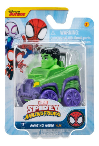 Vehiculo Spidey Y Sus Amigos Juguete Nene Spiderman Marvel C