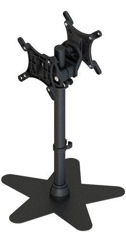 Suporte Mesa Para 2 Monitores Ou Tv De Mesa Com Rotação
