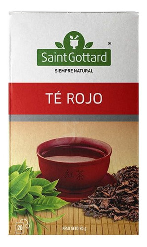 Pack X 6 Tisana Té Rojo Tradicional Saint Gottard