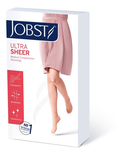  Media Compresiva Jobst Ultrasheer 15/20 Muslo S-m-l-xl