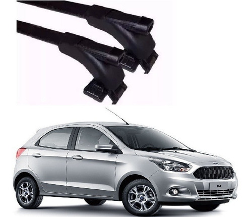 Imagen 5 de 8 de Kit Barras Portaequipaje Ford + Cuna Porta Kayak Auto