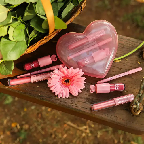 Kit Fran Love Gloss Labial E Lápis Labial Franciny Ehlke