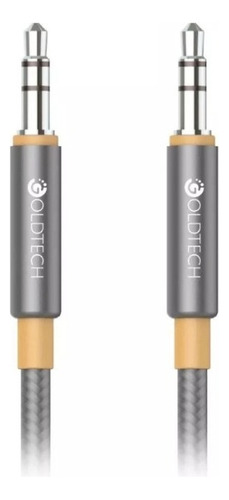 Cable Auxiliar Spica Goldtech 3.5 Macho Macho 1mt